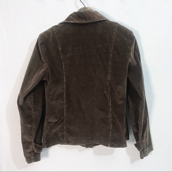 St. John’s Bay Women’s Stretch Corduroy Peacoat - Picture 3 of 6